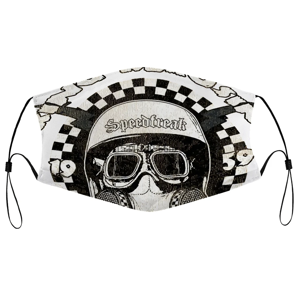 Пылезащитная маска с фильтром King Kerosin Speedfreak Bakersfield Dragster Hotrod U CARS Oldschool V8 Mouth для лица