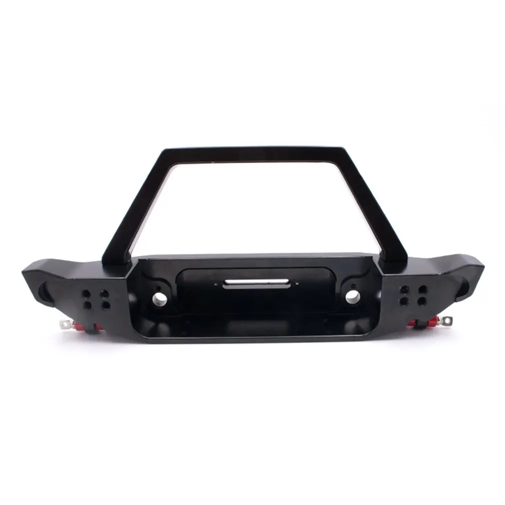 KYX Racing CNC сплав переднего бампера анти-столкновения Запчасти для модификации для 1/10 Wrangler RC Гусеничный автомобиль аксессуары