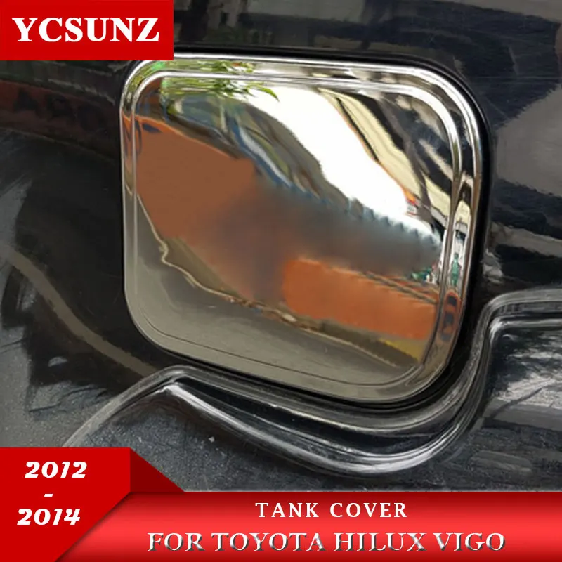 Автомобильные аксессуары ABS крышка топливного бака для Toyota Hilux Vigo 2012 2013 2014 двойная