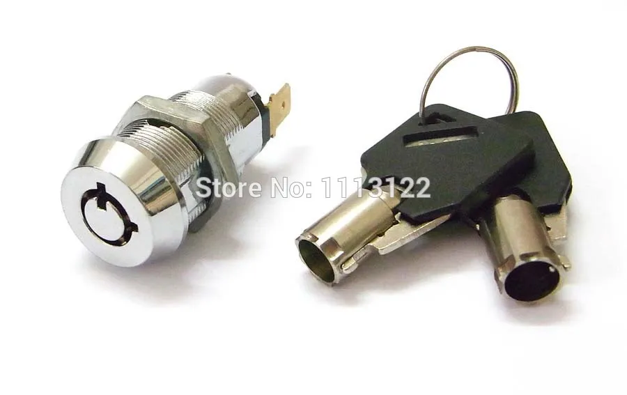 

7 Pins Big Tubular Key Switch Lock 19MM Power Switch lock electronic lock Key removed in 2/1 position 1 PC