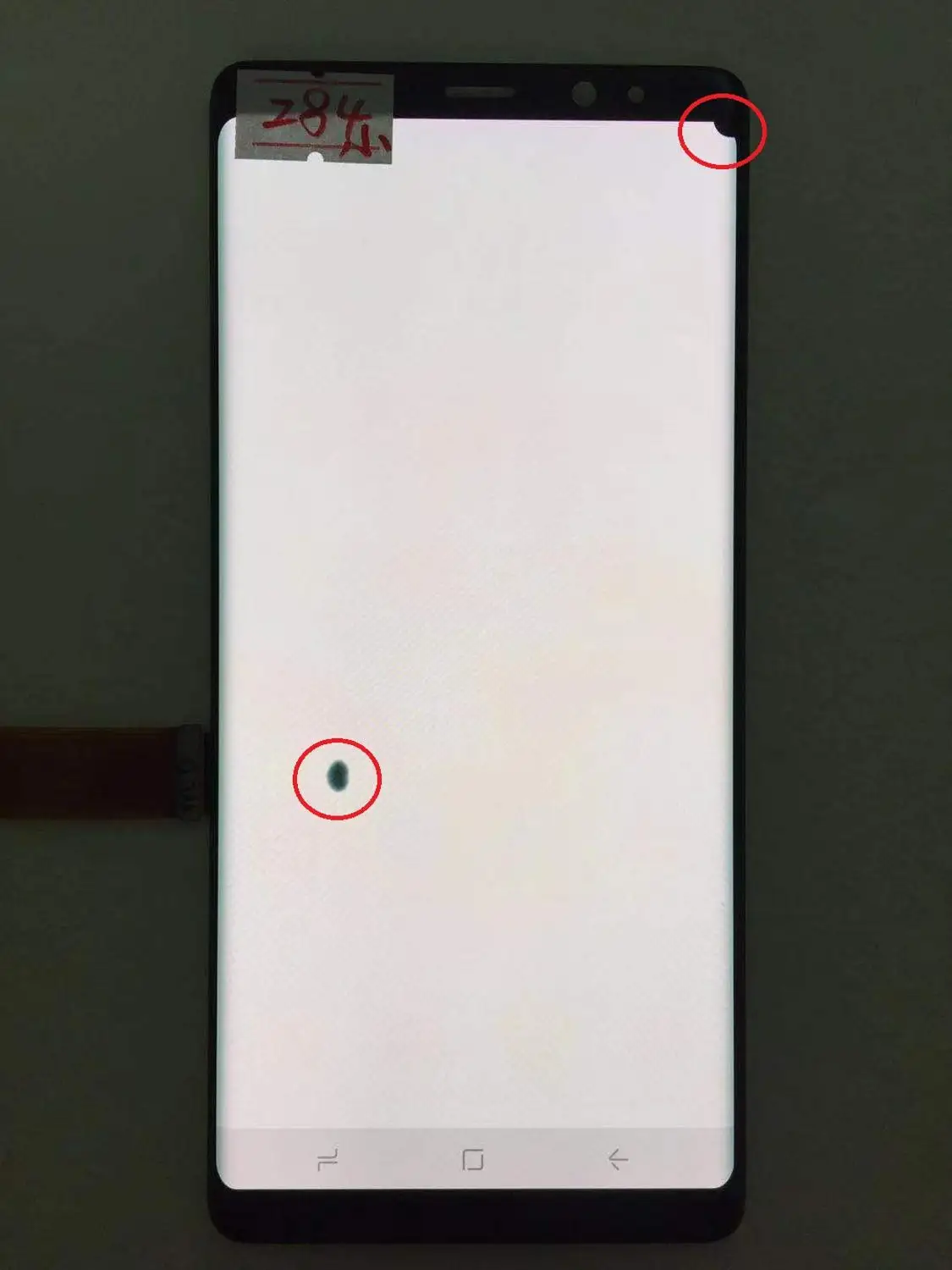 NO.284 With SBI AMOLED дисплей для SAMSUNG Galaxy NOTE8 lcd N950U N950I N950F дисплей сенсорный экран в сборе с черными точками - Цвет: NO.284 With SBI
