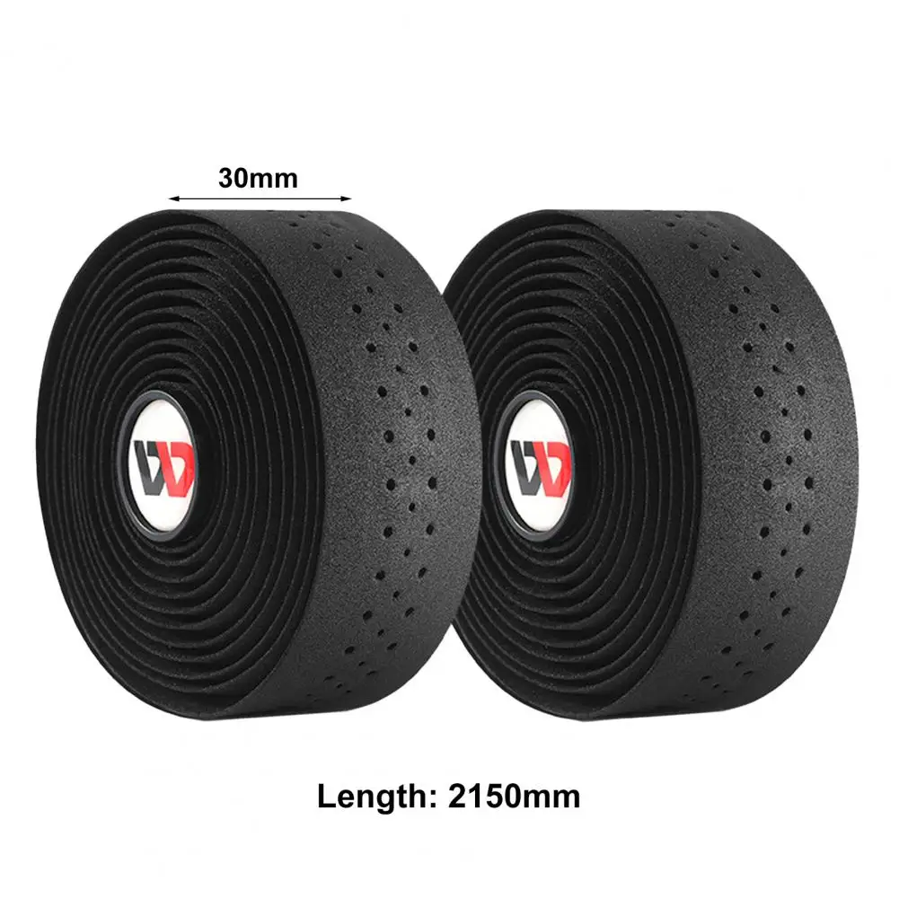 1 Set EVA Bar Tape High Tenacity Handlebar Tape Adhesive Bike Handle Shock Absorbing Bar With Hole for Road Bike