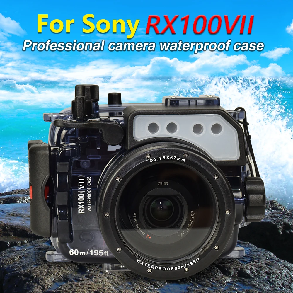 Чехол для подводной камеры Mcoplus водонепроницаемый чехол Sony Alpha RX100VII RX100M7 RX100 VII M7 60