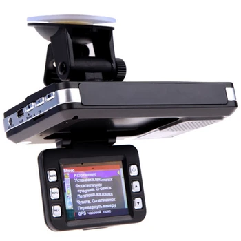 

2 in 1 Anti Detector Car DVR Camera Flow Detecting 720P Dash Cam Car-Detector Recorder Camcorder Russian English Voice