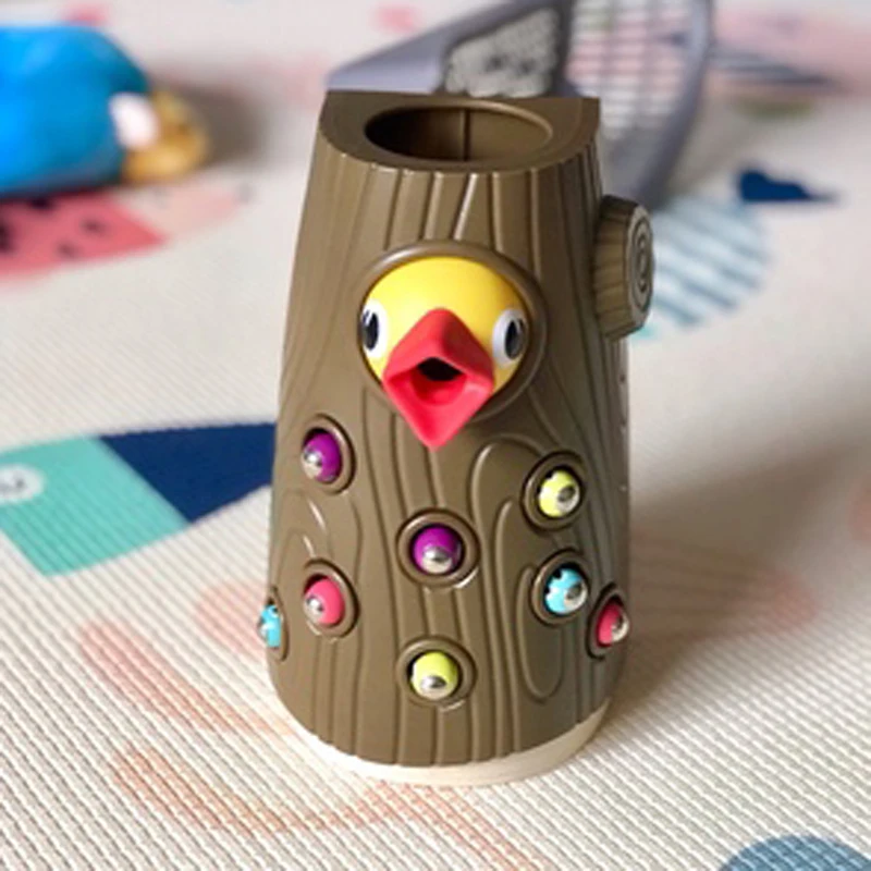 Деревянная игра Ловля Червей магнитная рыболовная игрушка для кормления багов