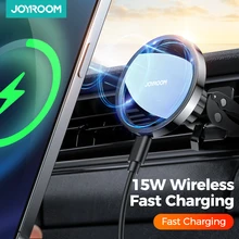 Magnetic Wireless Charger Car Phone Holder 15W Qi Fast Charging Car Mount for iPhone 12 11 Pro Max Xs Samsung S9 S10 Joyroom