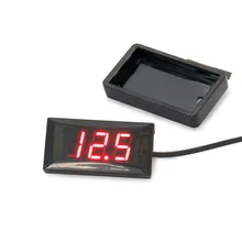 8 V-24 V Цифровой Панель вольтметр Напряжение измеритель светодиодный Дисплей для авто мотоцикла Лодка ATV грузовик ремонт аксессуары