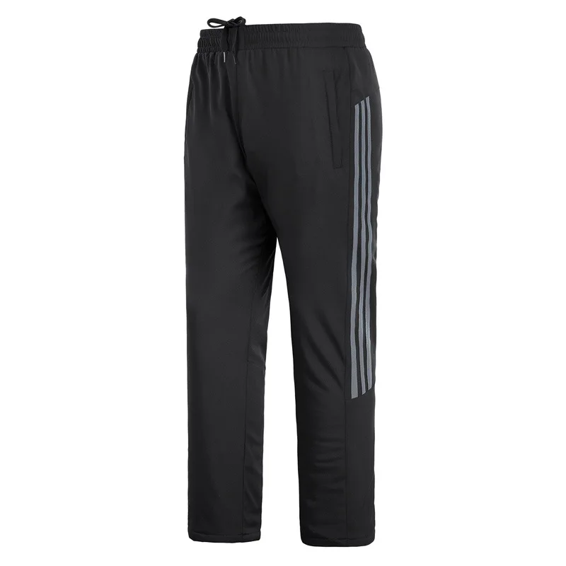 

New Style Men Brushed And Thick Gymnastic Pants Men's Plus-sized Windproof Waterproof Outdoor Cotton-padded Trousers