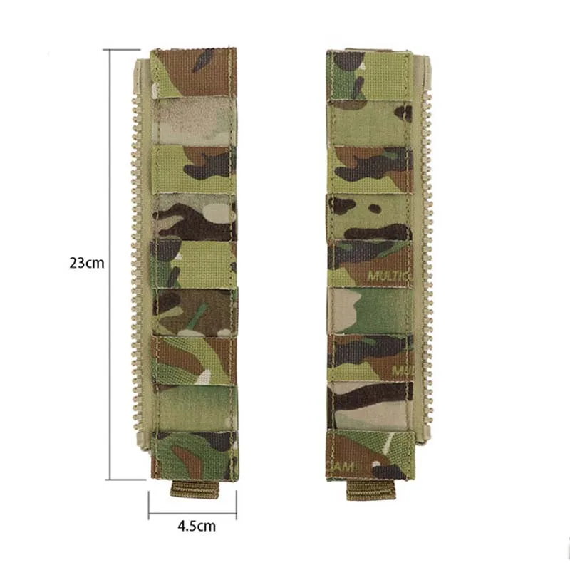 

Tactical Vest Molle Special Connecting Zipper Tactical Zipper Board BK/CB/RG/MC/MCBK