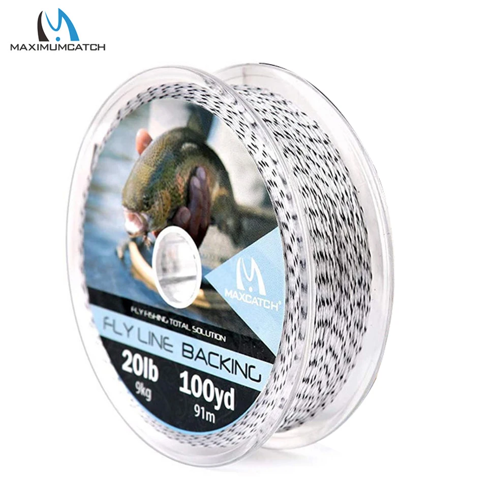 Maximumcatch Backing Fly Fishing Line 20/30LB 50/100/300Yards Backing Line  Multi Color Braided Fly Line