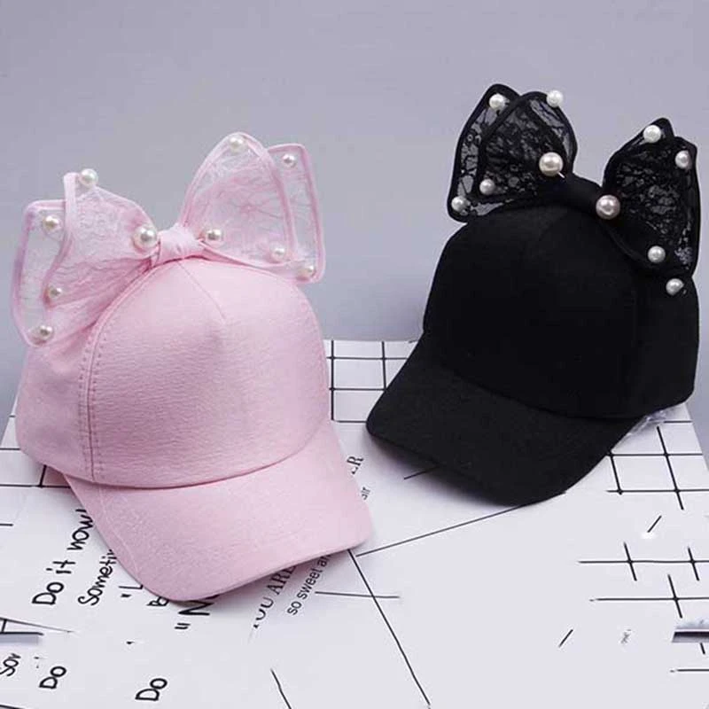 bowknot children s baseball cap for girls baby summer hat visor caps lace bow with pearls girls beanie kids baby sun hats muts girls cap children girl capgirls hats aliexpress us 3 49 40 off bowknot children s baseball cap for girls baby summer hat visor caps lace bow with pearls girls beanie kids baby sun hats muts girls