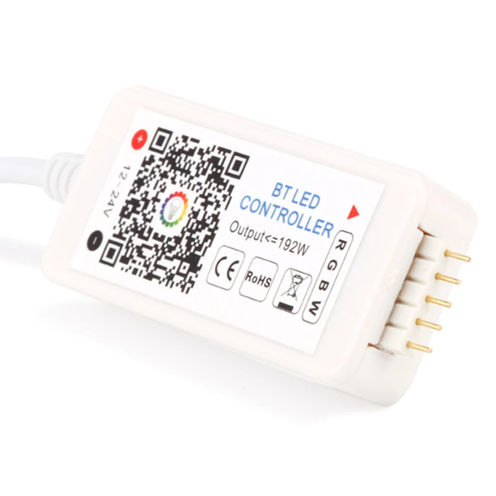 Bluetooth RGBW/RGB контроллер для светодиодный полосы света, Android и iOS бесплатное приложение Bluetooth светодиодный регулятор линейного светильника
