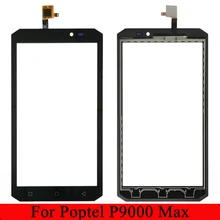 5,5 ''для Poptel P9000 Max дигитайзер панель сенсорный экран фронтальное стекло объектив сенсор клей