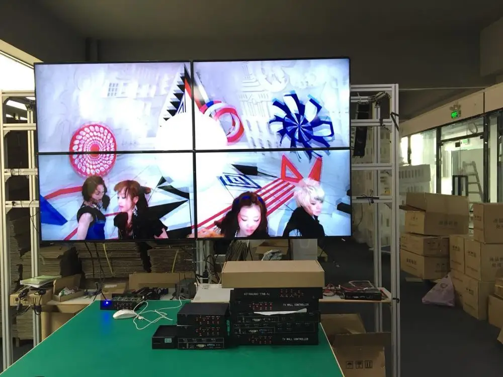 42 inch 46 Inch 55 inch 3x3 9 monitors multi-screen Video Wall controller for TV Monitors