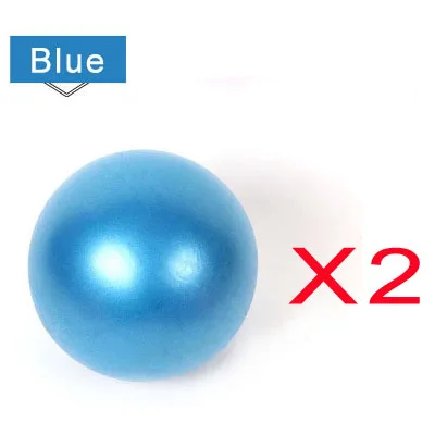 Blue 2Pcs 2 шт. 25cm йога мяч физической Фитнес упражнения баланс пшеницы трубки мяч для баланс гимнастический Йога Мячи для пилатеса - Цвет: Blue 2Pcs