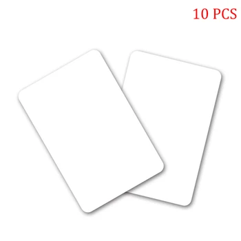 

10pcs 50pcs Office Durable Elevator Access Control Waterproof White Blank Portable NFC Cards NTAG215 PVC Smart Fast Reader