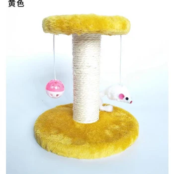

1pcs cat toy climbing frame cat bed small double platform jumping ball bell cat sneak attack toy four seasons universal