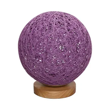 

Novelty USB Rattan Ball Night Light Desk Lovely LED Night Lamp Bedroom Decoration Night Light For Kids