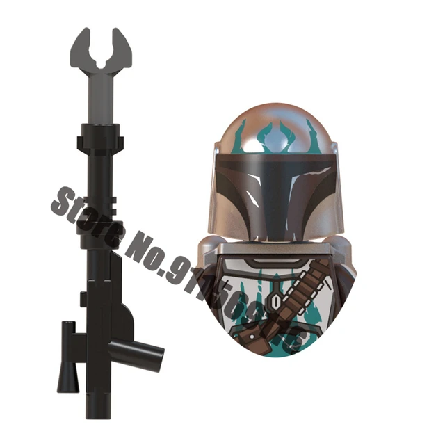 Din Djarin Boba Fett Mandalorian Building Blocks Grogu Baby Yoda Death Watch Paz Vizla Bo-Katan Jango Star Action Figure Wars B-WM985