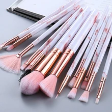 FLD5/15Pcs Make-Up Pinsel Werkzeug Set Kosmetische Pulver Lidschatten Foundation Blush Blending Schönheit Make-Up Pinsel Maquiagem