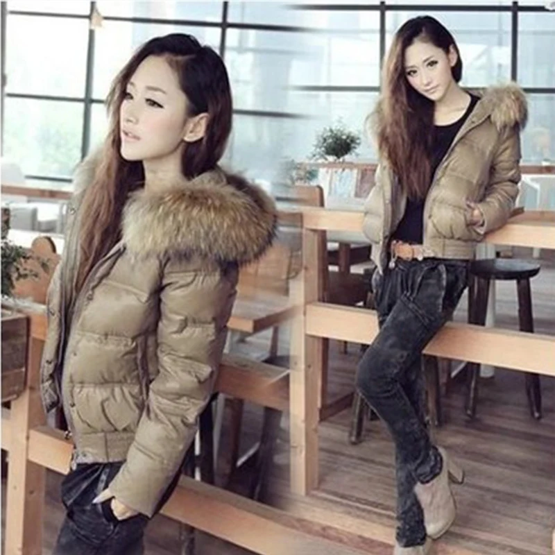 Casual Style Hooded Warm Outwear Winter Women Faux