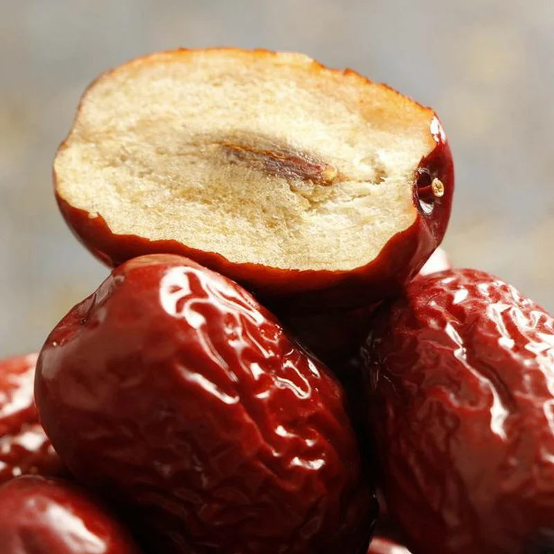 Естественная здоровая пищевая закуска JUJUBE китайские 100% органические сушеные