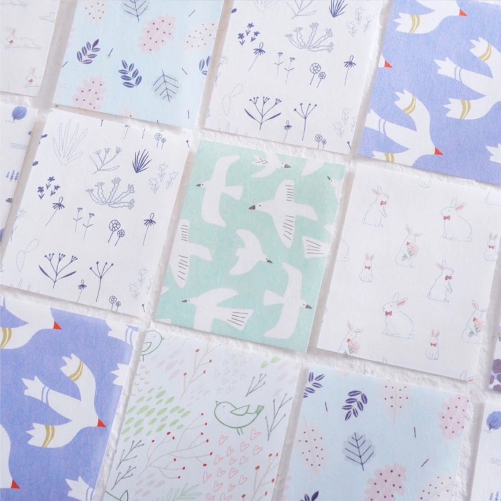 

20PCs/Set Fresh Printing Series Paper Floral Sticker Journal Diary Label Decorative Scrapbooking Diy Craft Stationery 12 Styles