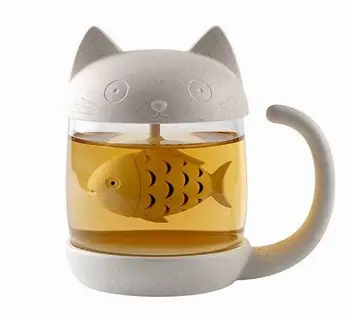 

Cute Creative Cat monkey Milk Coffee Mug Water Glass Mug Cup Tea Cup Cartoon Kitty Home Office Cup For Fruit Juice