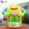 Customized 3.8x4.5mH Inflatable Lemonade Booth Kiosk / 12.5x15 Feet Lemon Stand Balloon For Events Promotion Advertising 1