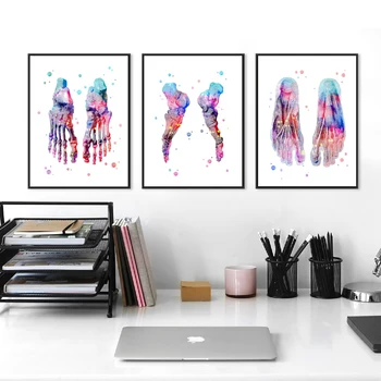 

Diy diamond painting Feet Set Skeleton mosaic Art Diamond Embroidery Paintings Foot Bones Anatomy Medicine Medical OfficeZP-3603