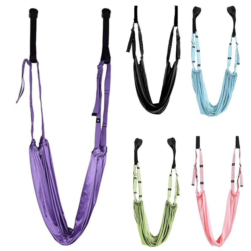 2023 New Aerial Yoga Rope Stretch Training Fitness Gym Sport Workout Equipment Yoga Resistance Elastici Fitness Elastic Band