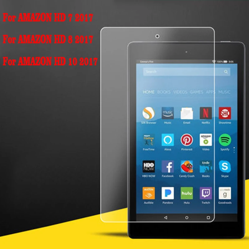 2PCS 2.5D Tempered Glass 9H Protective Film Screen Protector For Amazon