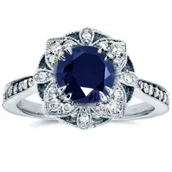 Новая мода синий циркон обручальные кольца для женщин Свадебные украшения