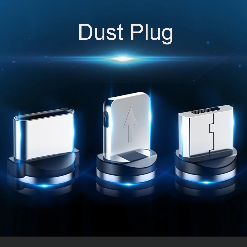 С магнитным штекером Micro Тип USB C магнитный разъем Магнитный зарядный кабель