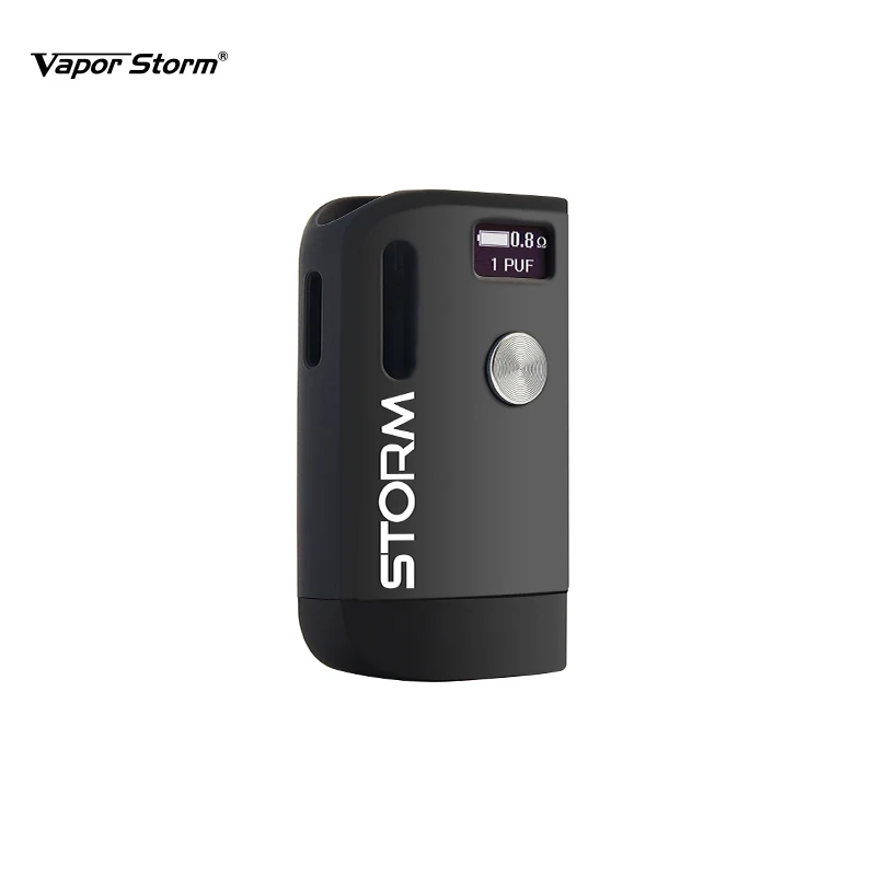 Vapor Storm S1 CBD электронная сигарета густая масляная 800 мАч дисплей переменное напряжение 510 магнит резьба картридж с конопляным маслом Vape - Цвет: Серый