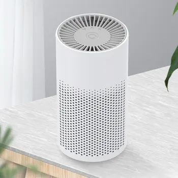

Portable Car Air Purifier Home Desktop Air Cleaner with HEPA Filter Low Noise Air Ionizer Freshener