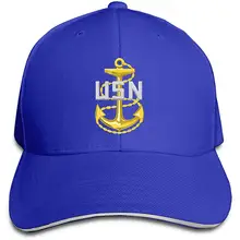 ВМС главный старшина(CPO) Модная Повседневная регулируемая бейсболка для мужчин и женщин Черная