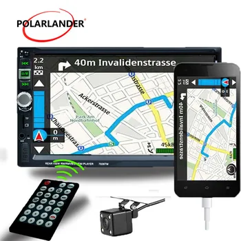 

Touch Screen 7 Inch Mirror Link Screen Car Radio MP5 Player Bluetooth 2Din USB With Camera Mirror For Android Phone 9 Languages
