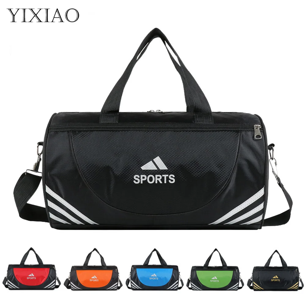 Waterproof Nylon Gym Bags Outdoor Yoga Sports Training Handbag Men Women Fitness Travel Storage Crossbody Sport Bags large capacity waterproof gym sports bags men women fitness training backpack shoulder bag outdoor travel luggage sport handbag