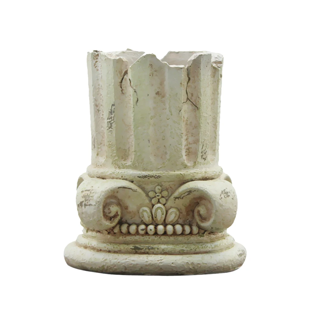Home Bedroom Garden Decor Anti-Corrosion Durable Flowerpot Creative Resin Flower Pot Planter Garden Succulent Plant Decor #7
