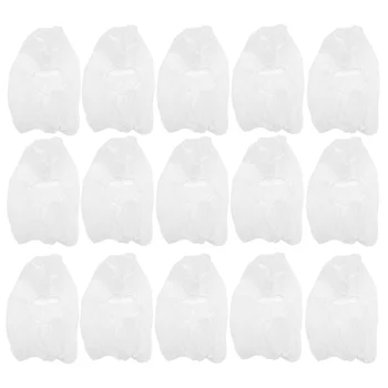 

100pcs Disposable Elastic Head Cover Non-woven Bouffant Caps Full Face Dustproof Caps (White)