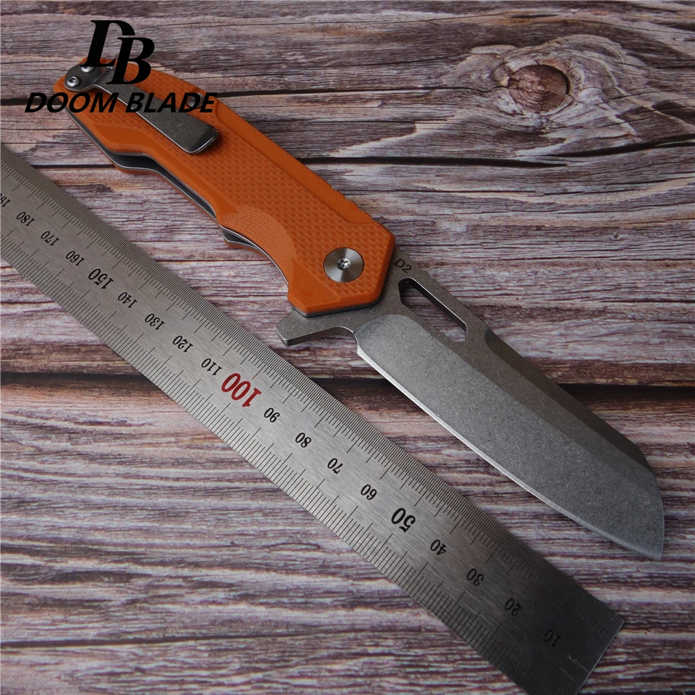 7," FH11 60-61HRC ножи шариковый подшипник D2 лезвия складные ножи G10 Ручка Кемпинг Охота карманный нож EDC 3 цвета