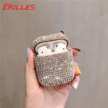 

Luxury 3D Cute Diamond Wireless Bluetooth Headset Accessory Hard Case for Apple Airpods Case