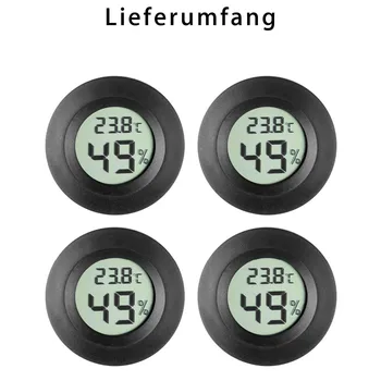 

4 Stlk Thermometer Digital LCD Hygrometer Termometer Liard Reptiles Box Temperature Countrol Products Home Garden 4pcs