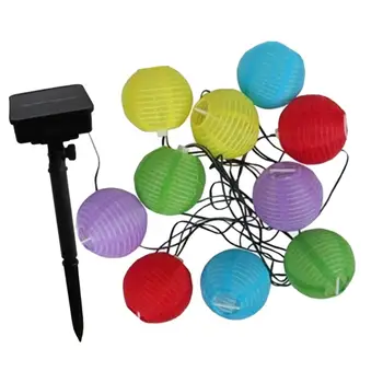 

LED Solar Powered Lantern Light String Holiday Lighting Decoration White Light