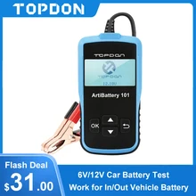 TOPDON AB101 автомобиля Батарея Тесты er 12V Напряжение Батарея Тесты автомобильной Зарядное устройство анализатор 2000CCA автомобиля сгибать зарядная цепь Тесты er TOPDON AB101 автомобиля Батарея Тесты er 12V Напряжение Батарея Тесты автомобильной Зарядное устройство анализатор 2000CCA автомобиля сгибать зарядная цепь Тесты er