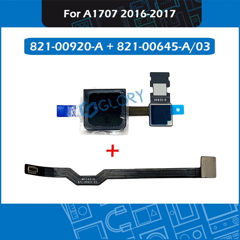 Оригинал 821-00920-A 821-00645-A/03 для Macbook Pro Retina 15 &quotA1707 сенсорная кнопка ID Кнопка питания +