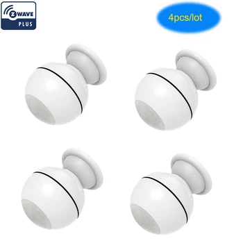 

NEO COOLCAM 4pcs/Lot NAS-PD01Z Z-wave Pus PIR Motion Sensor +LUX+Temperature Detector Home Automation Alarm System Motion Alarm