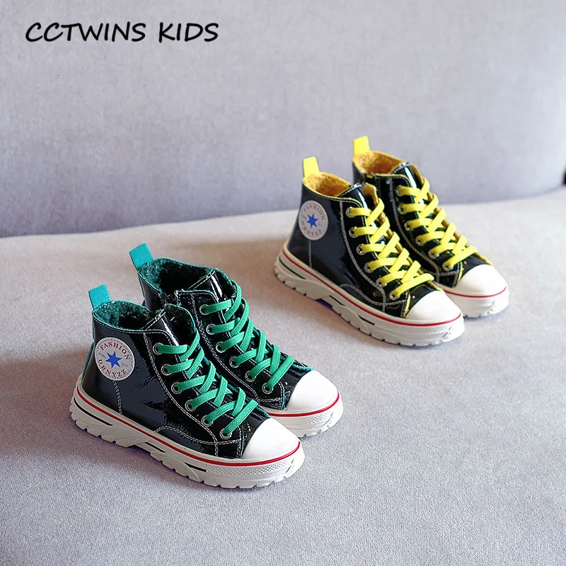 CCTWINS/детская обувь; коллекция года; Сезон Зима; модная спортивная обувь для маленьких девочек; высокие кроссовки для мальчиков; Детские повседневные кроссовки; FH2656