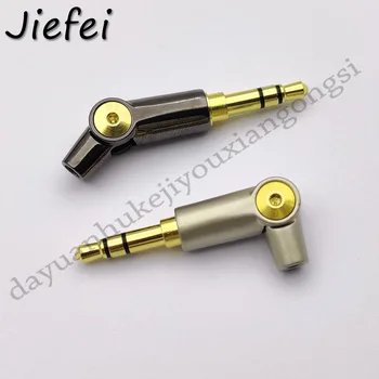 

10-100Pcs High Quality 3 Pole / 4 Pole Stereo Deformable Straight Curved Plug 3.5MM Angle Audio Connector For DIY Headphone